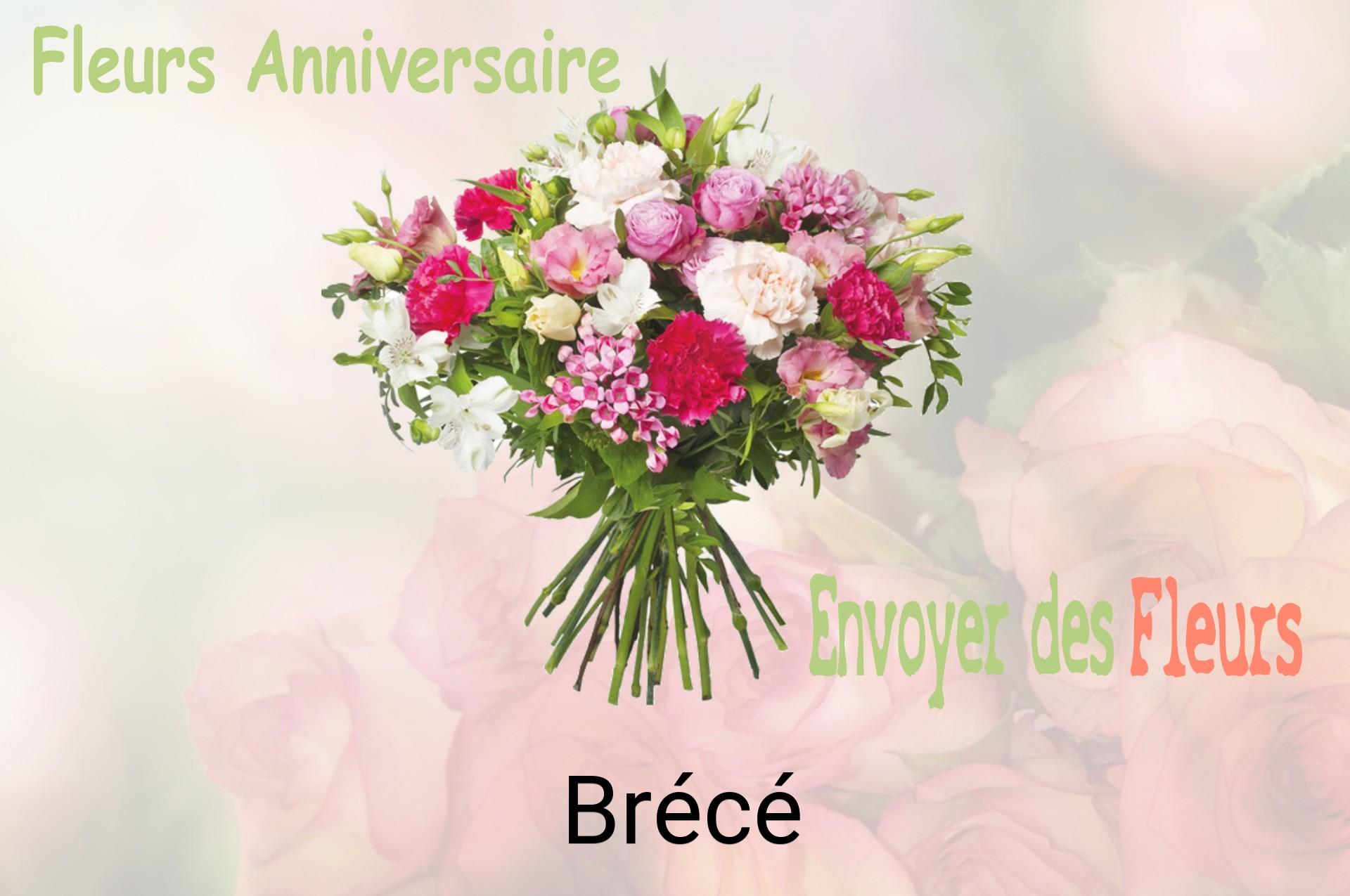 Bouquet de fleurs d’anniversaire livré à Brécé